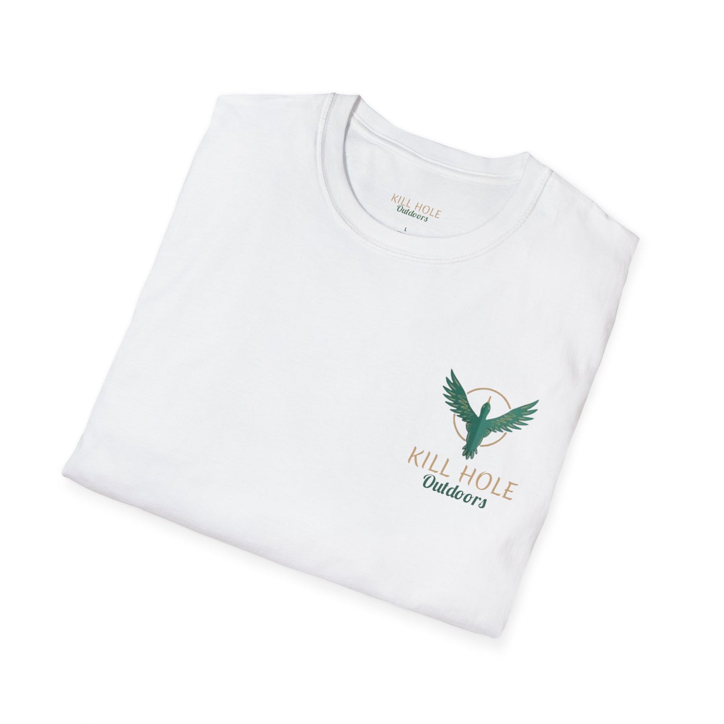 Smoking Green Duck Hunting Unisex Softstyle T-Shirt
