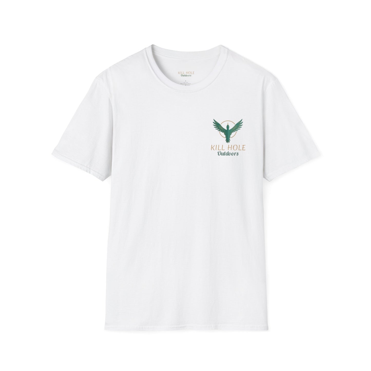 Smoking Green Duck Hunting Unisex Softstyle T-Shirt
