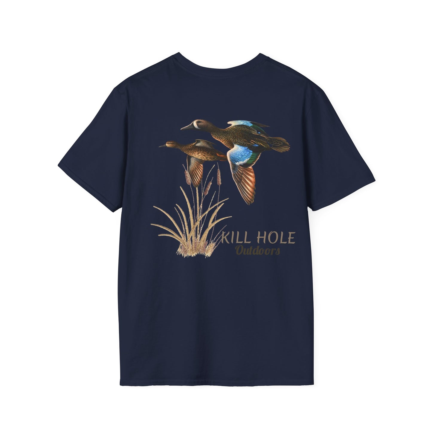 Blue Wing Teal Hunting nUnisex Softstyle T-Shirt