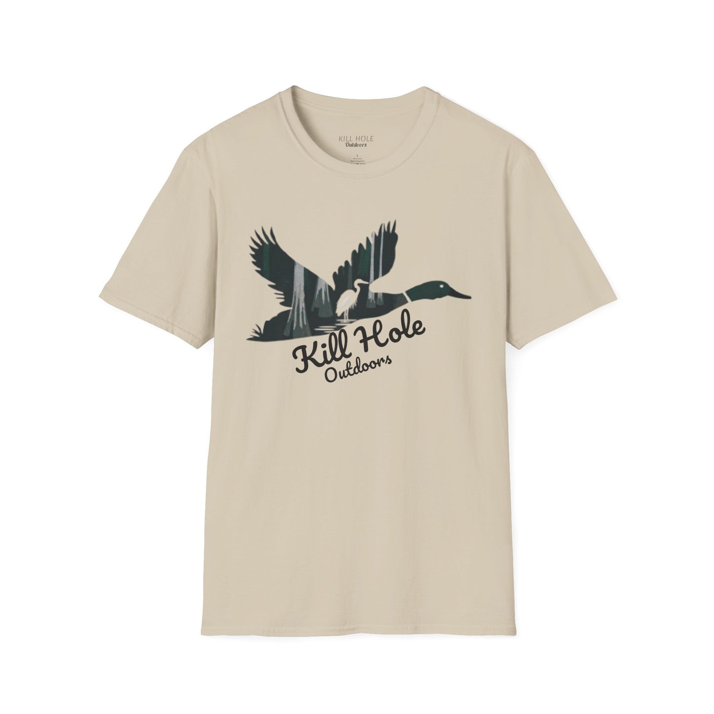 Kill Hole Duck Silhouette Front Design