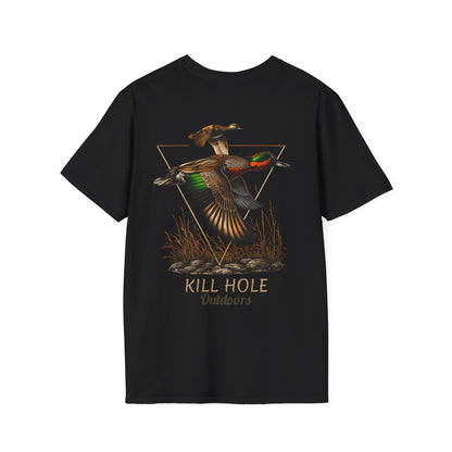 Green Wing Teal Hunting Unisex Softstyle T-Shirt