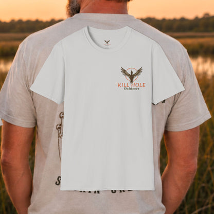 Smoking Green Duck Hunting Unisex Softstyle T-Shirt