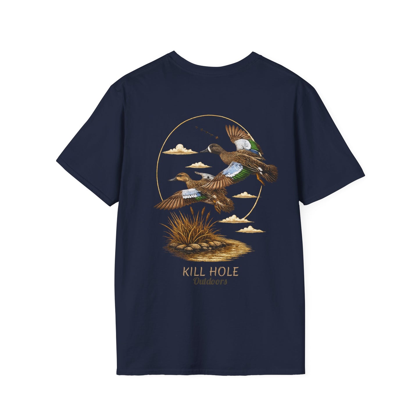 Blue Wing Teal Hunting nUnisex Softstyle T-Shirt