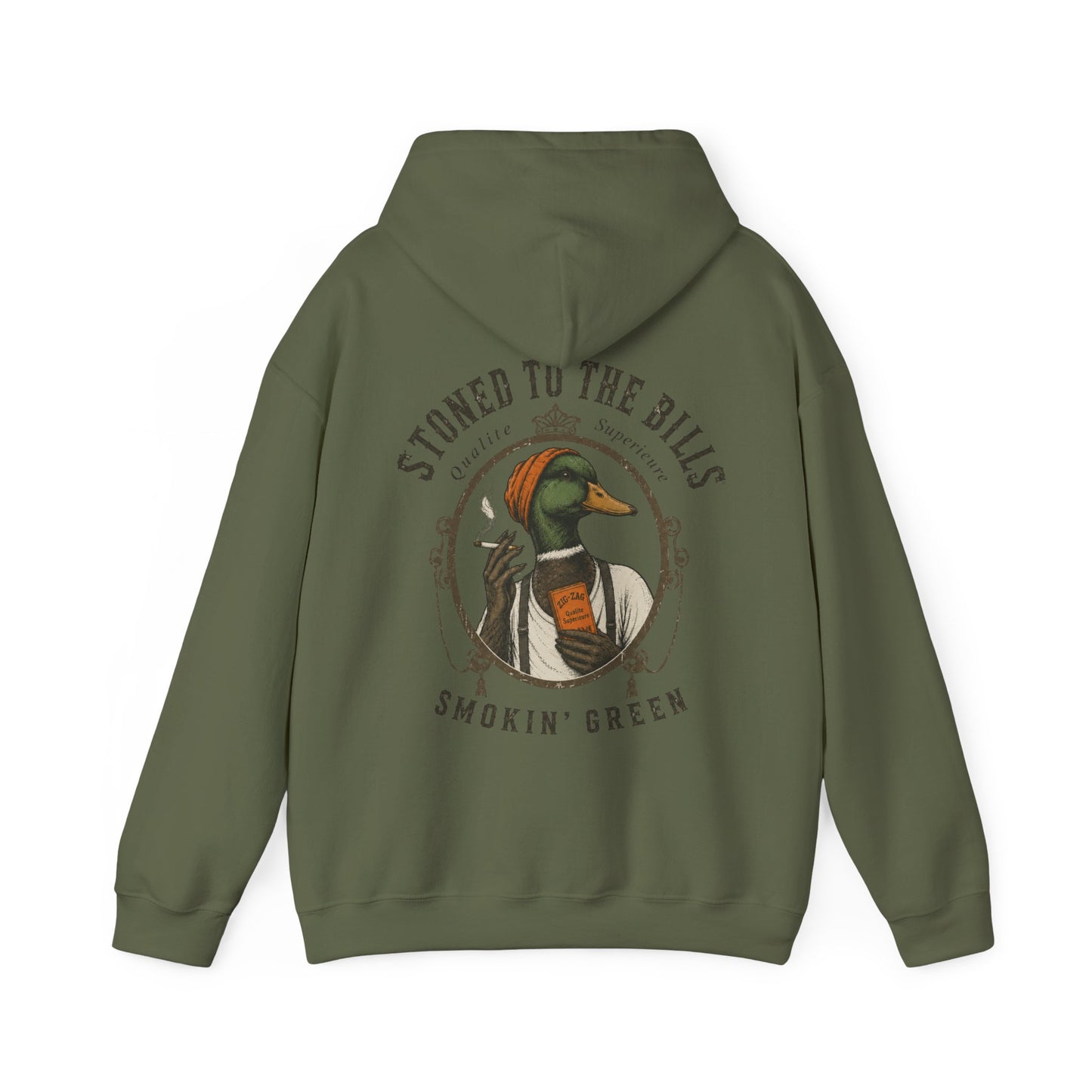 Smokin Green Duck Hunting Unisex Heavy Blend™ Hooded Sweatshirt