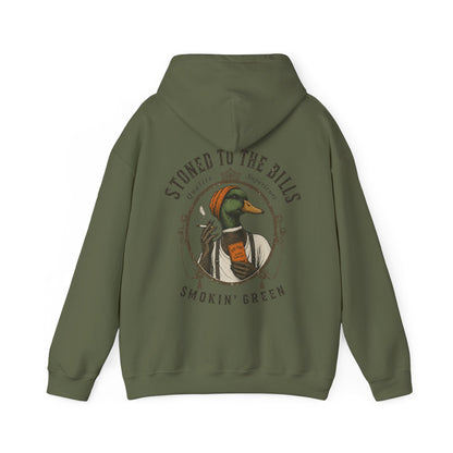 Smokin Green Duck Hunting Unisex Heavy Blend™ Hooded Sweatshirt
