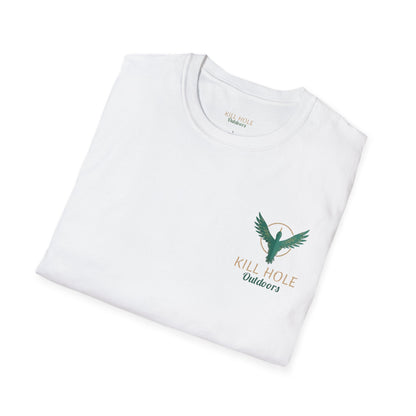 Smoking Green Duck Hunting Unisex Softstyle T-Shirt