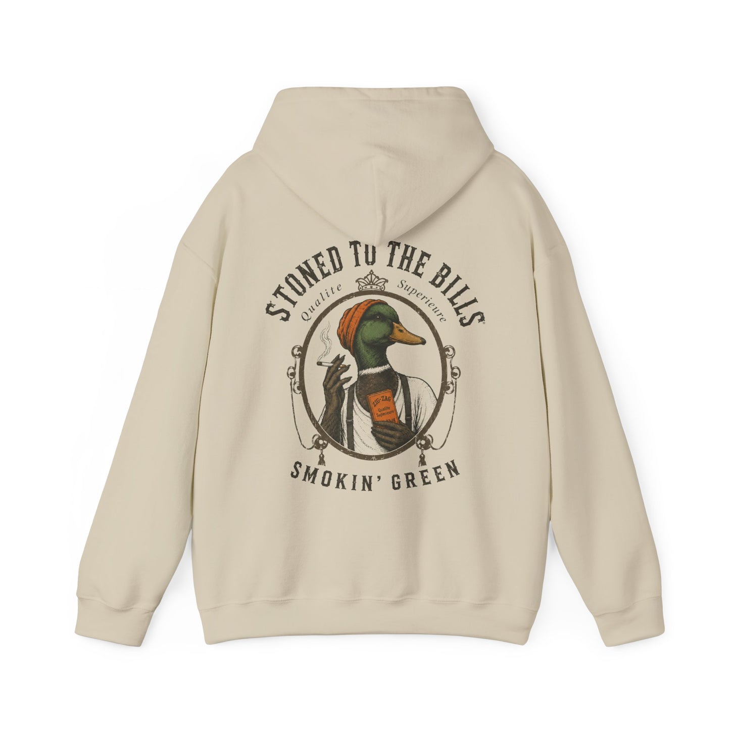 Smokin Green Duck Hunting Unisex Heavy Blend™ Hooded Sweatshirt