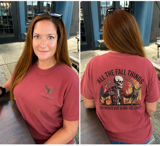 Fall Vibes T-Shirt - All the Fall Things Design