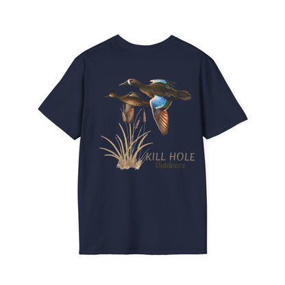 Blue Wing Teal Hunting nUnisex Softstyle T-Shirt