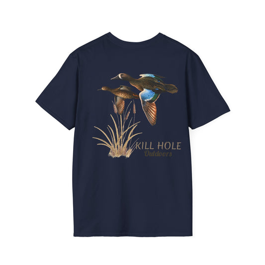 Blue Wing Teal Hunting nUnisex Softstyle T-Shirt