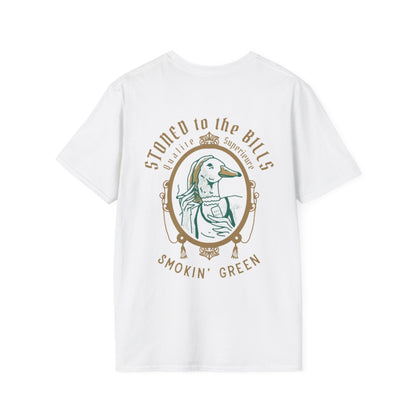 Smoking Green Duck Hunting Unisex Softstyle T-Shirt
