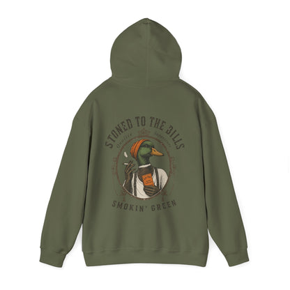 Smokin Green Duck Hunting Unisex Heavy Blend™ Hooded Sweatshirt