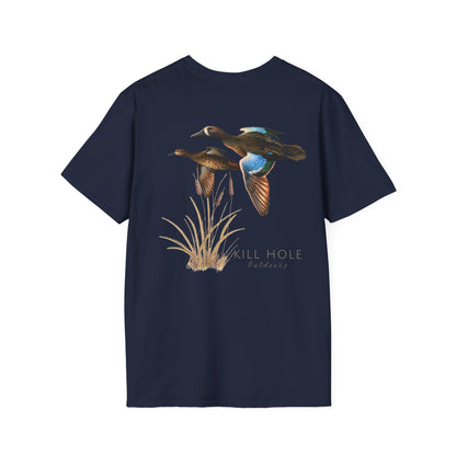 Blue Wing Teal Hunting nUnisex Softstyle T-Shirt