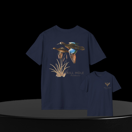 Blue Wing Teal Hunting nUnisex Softstyle T-Shirt